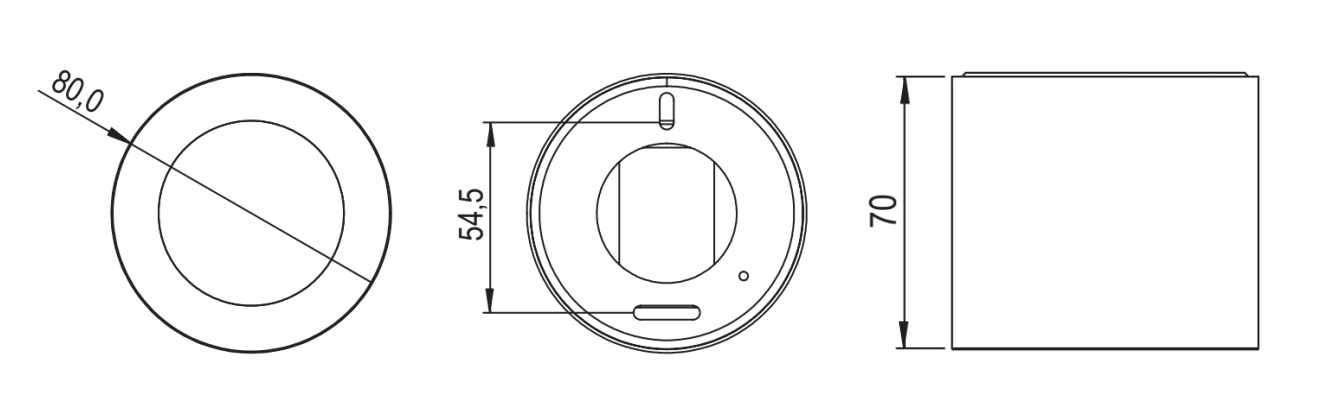 Produktmaßzeichnung